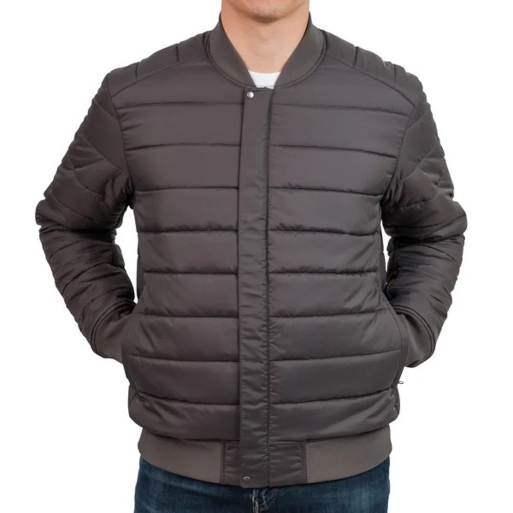 United Colors of Benetton - Men's Reversible Insulated Bomber Jacket